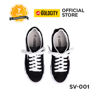 GOLDCITY รองเท้าผ้าใบ แฟชั่น แบบผูกเชือก UNISEX ใส่สบาย น้ำหนักเบา กันลื่น (37-45) รุ่น SV001