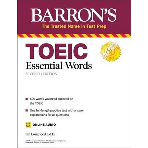 Chulabook|c321|หนังสือ|TOEIC ESSENTIAL WORDS (WITH ONLINE AUDIO) (BARRON'S TEST PREP