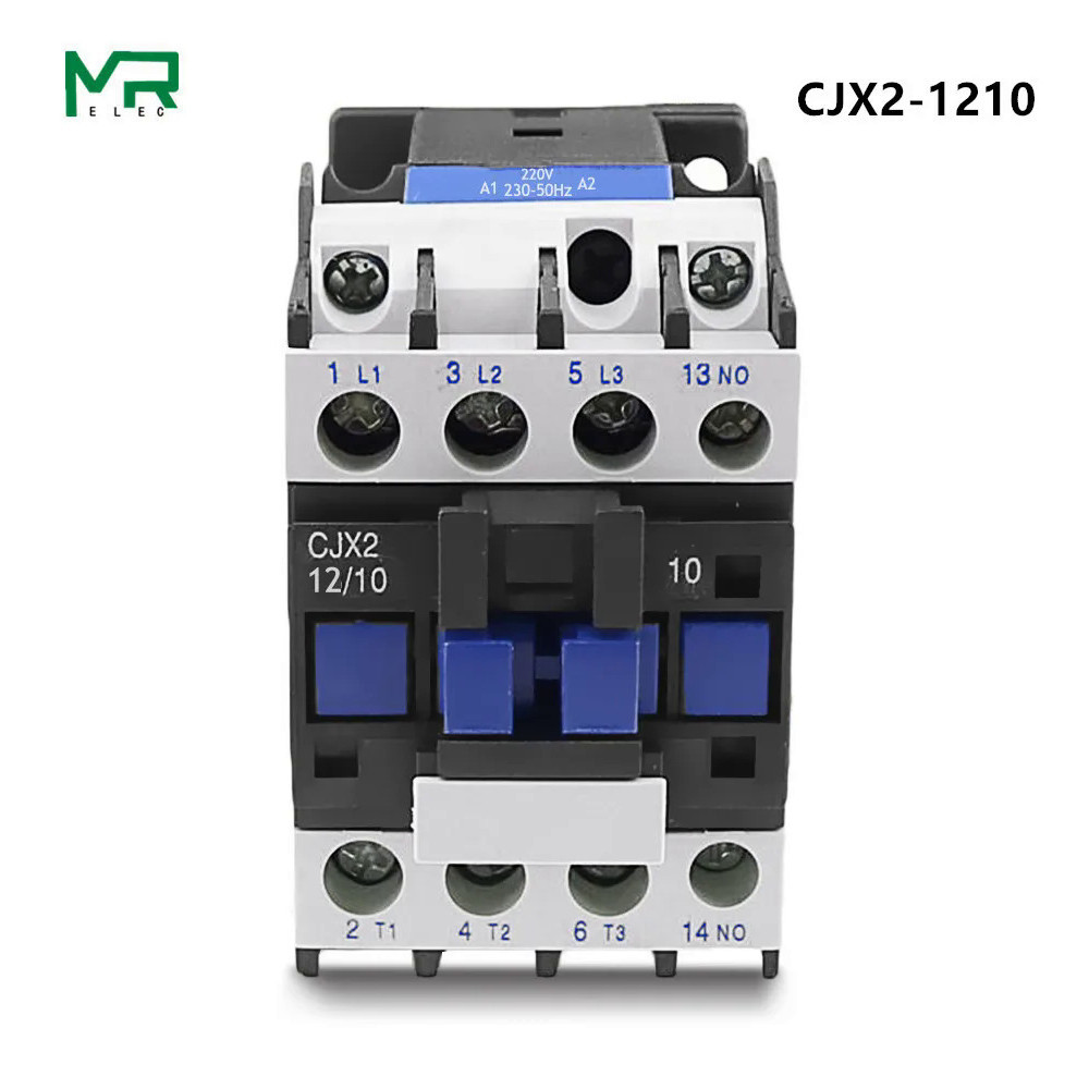 มอเตอร์สตาร์ทรีเลย์ CJX2-1210คอนแทค AC 25A \ แรงดันไฟฟ้าเสริม LC1-D 24V 36V 48V 110V 220V 380V