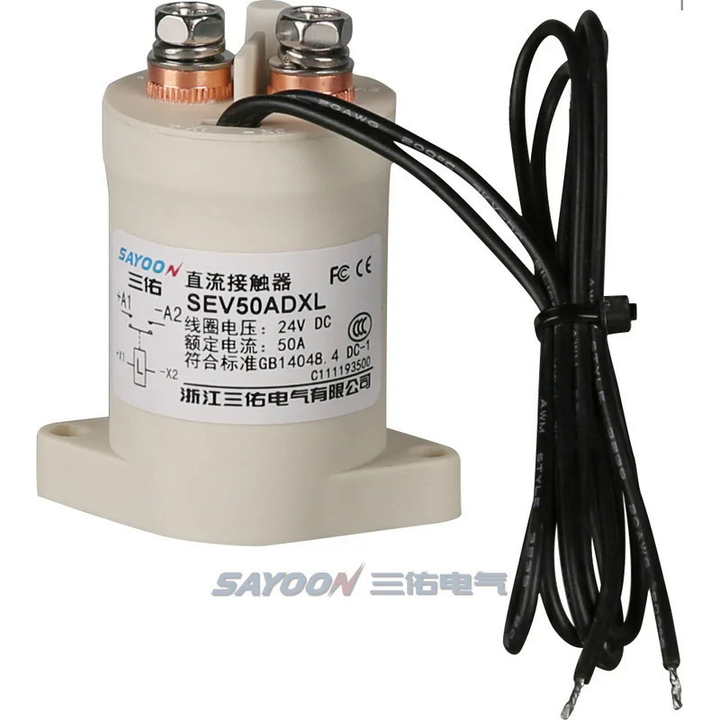 Sayoon 1000V Hoogspanning Hv 50a Laadstation Dc คอนแทคเตอร์ห้องน้ำ Stroom Elektrisch Relais Sev50ad 