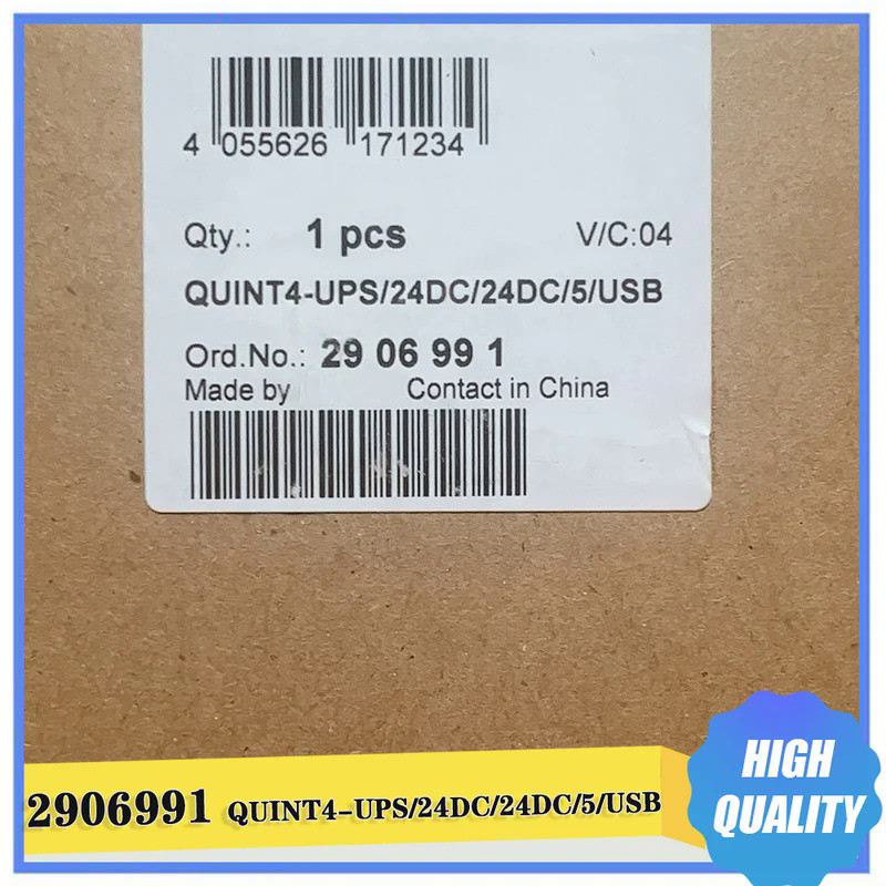 สำหรับ Phoenix 2906991 QUINT4-UPS/24DC/24DC/5 /Usb UPS 24VDC /5A Uninterruptible Power Supply