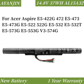 14.8V 37WH AL15A32 Laptop Battery For Acer Aspire E5-422G 472 E5-473 E5-473G E5-522 522G E5-532 E5-532T E5-573G E5-553G