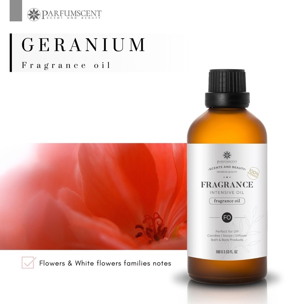 PARFUMSCENT หัวน้ำหอม Geranium Fragrance Oil