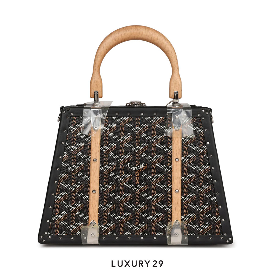 Goyard Saigon Mini Trunk Bag Black