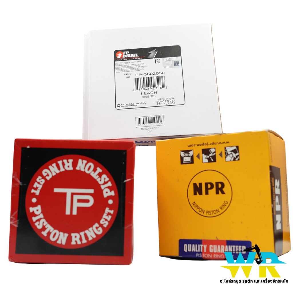 Piston Ring 6131-32-2300 แหวนลูกสูบ 12HD,510,4D105-3 (R-1) 6131-31-2201,6130-31-2201