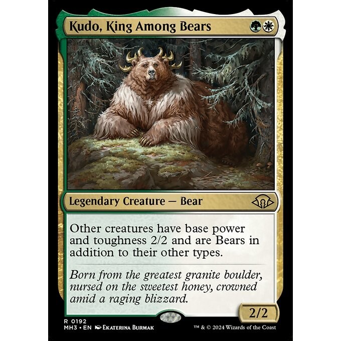 [Modern Horizons 3] - [MH3] - (R) -[Kudo, King Among Bears] -  [2024]