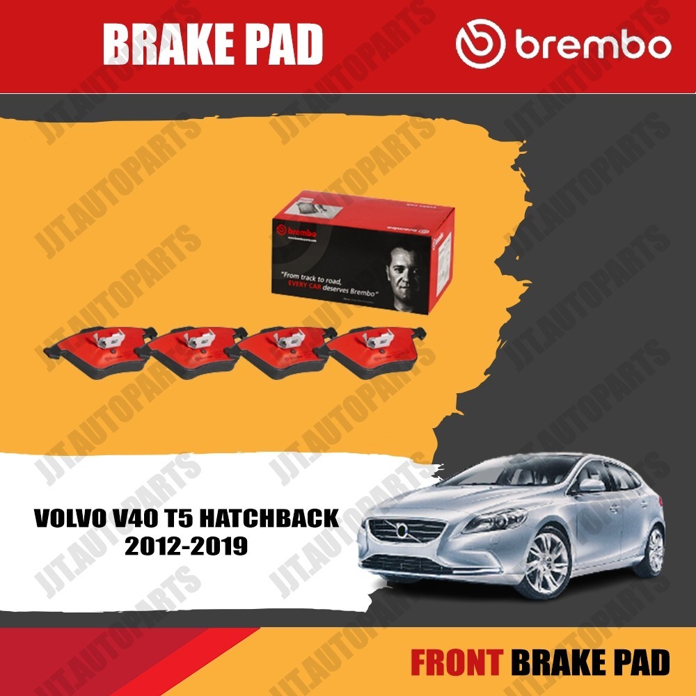 Brembo ผ้าเบรค VOLVO V40 T5 HATCHBACK วอลโว่ [คู่หน้า, ดิสก์หลัง]