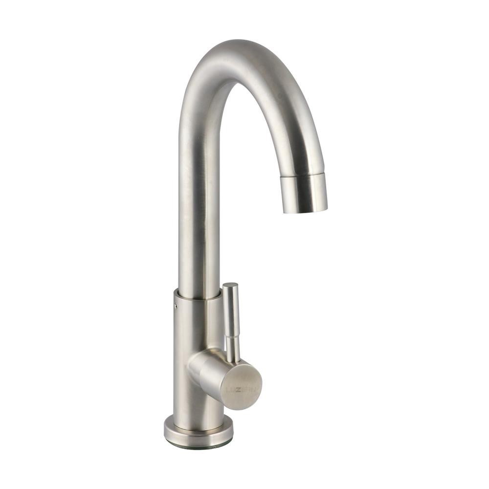 LUZERN ก๊อกอ่างล้างหน้า LS-1015 สีโครม จัดส่งโดย HomePro