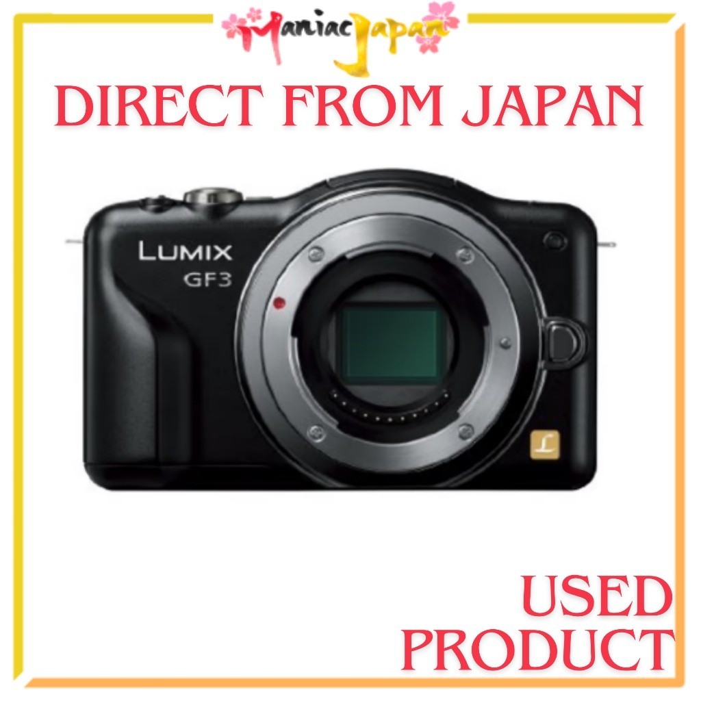 [ กล้องมือสองจากญี่ปุ่น ] กล้องเปลี่ยนเลนส์ไร้กระจก Panasonic LUMIX GF3 Body Esprit Black DMC-GF3-K