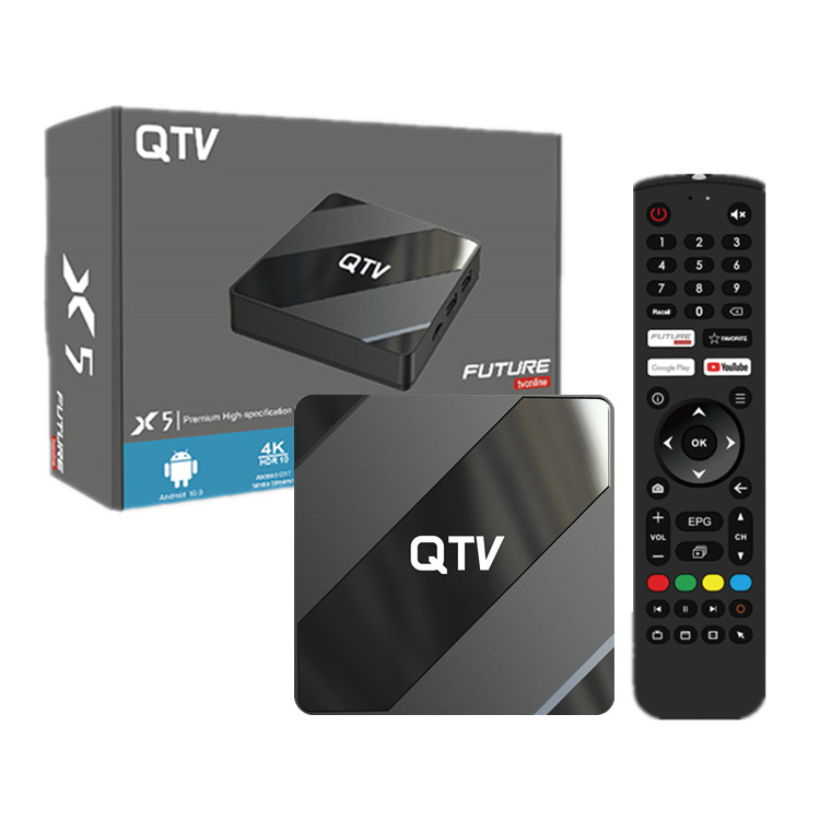 2023 Latest QTV IPTV BOX Future TV TV Online Android 10 Smart 4K tv box XTV AIR XTV DUO 2GB 8GB ROM 