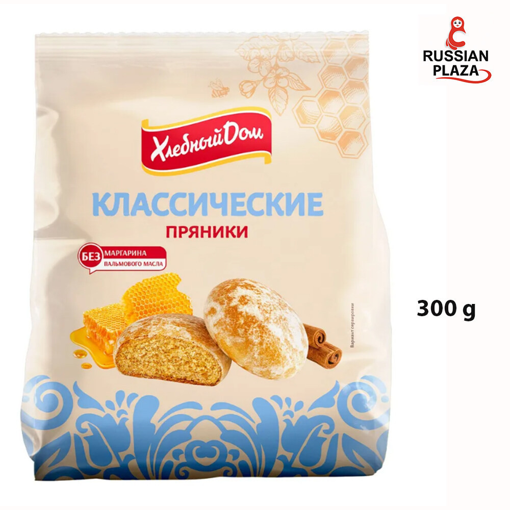 Gingerbread Bread House Classic, 300 g / Russian Plaza / Russian Food