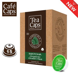 Dolce Gusto Compatible Matcha Organic Capsule - Cafecaps (1 …