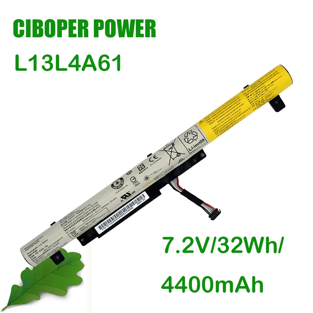 CP ใหม่แบตเตอรี่เดิม L13L4A61 7.2V/ 32Wh/4400MAh สำหรับ Flex2 14 15 "Flex 2 2-14 2-14D 2-15 L13S4A61