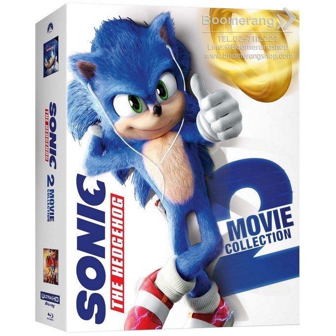 Sonic The Hedgehog 2-Movie Collection  โซนิค เดอะ เฮดจ์ฮ็อก 2-มูฟวี่ คอลเล็คชั่น (4K+BD Steelbook) (