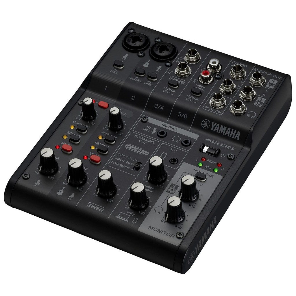 YAMAHA Live Streaming Mixer 6 Channel สีขาว AG06MK2 Wwhite สินค้าแท้ ใหม่ จำหน่ายในญี่ปุ่น ถูกกฎหมาย