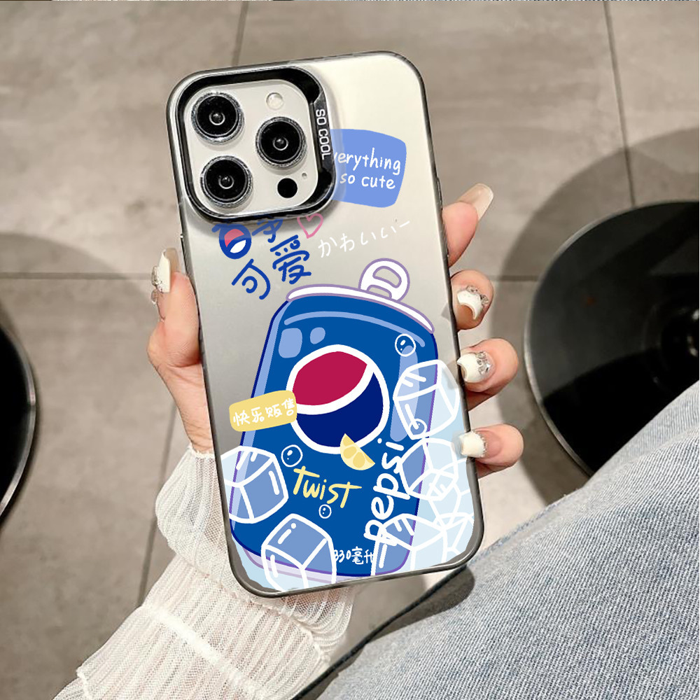 Pepsi Cola เคสไอโฟน Case iPhone 16 Pro Max 15 Pro Max iPhone 14 13 12 11 Pro Max Xsmax Xs Xr 7P 8P