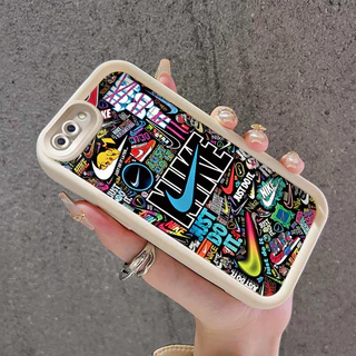 เคสสำหรับ OPPO A5 A3s A12E Realme C1 เคสกระแสแฟชั่นกันกระแทก Silikon เคสป้องกันกล้องคลุมทั้งหมด