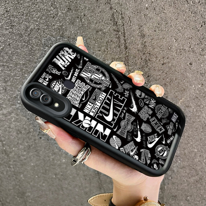 เคสสำหรับ Samsung Galaxy A30 A20 M10s เคสกระแสแฟชั่นกันกระแทก Silikon เคสป้องกันกล้องคลุมทั้งหมด