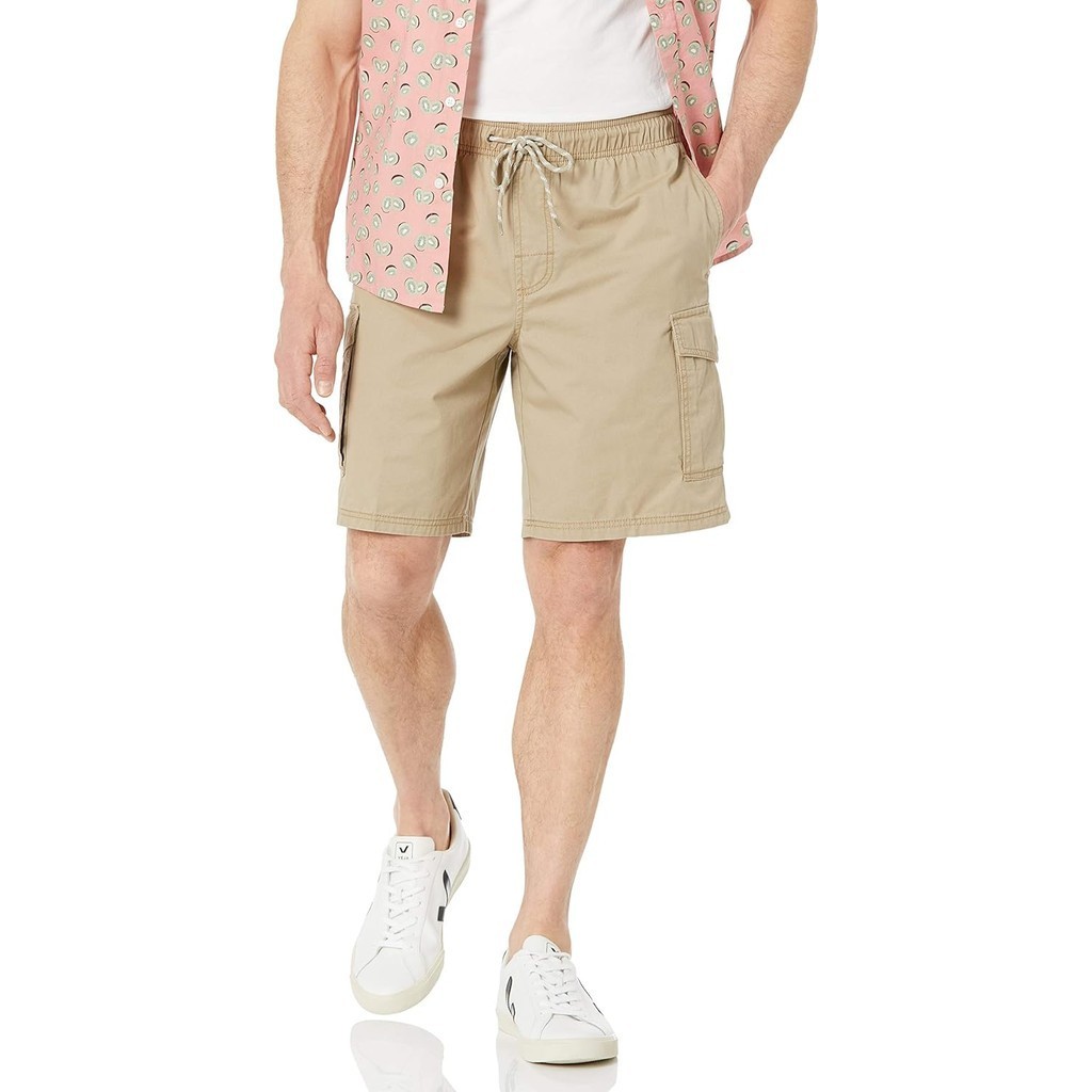 FashionAmazon Essentials Men's 9" Elastic Waist Cargo Short