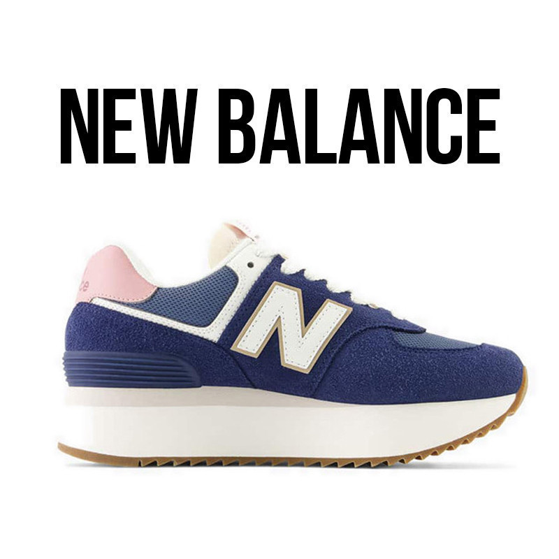 New Balance 574+ Women's Sneaker Shoes - Indigo