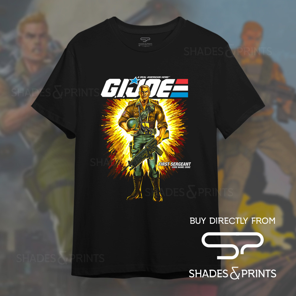 【COD】Duke G.I. Joe Retro 80s Classic Cartoons Anime Customized Unisex Shirt Streetwear