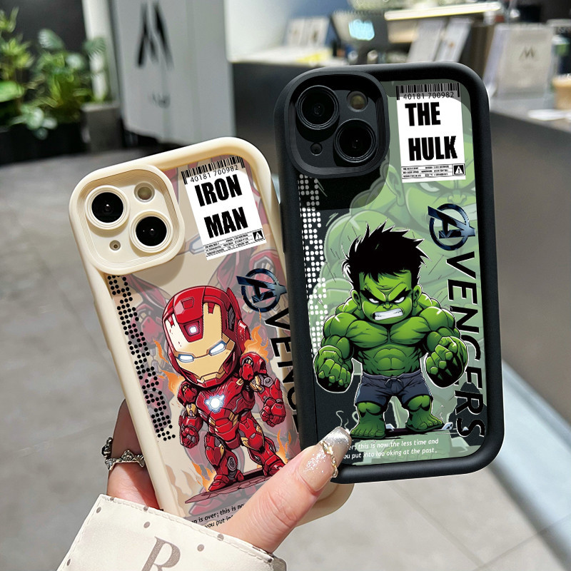 เคสสำหรับ OPPO A16K OPPO A16E เคสป้องกันลายฮักักและไอรอนแมนน่ารักดีไ - รูปที่ 6