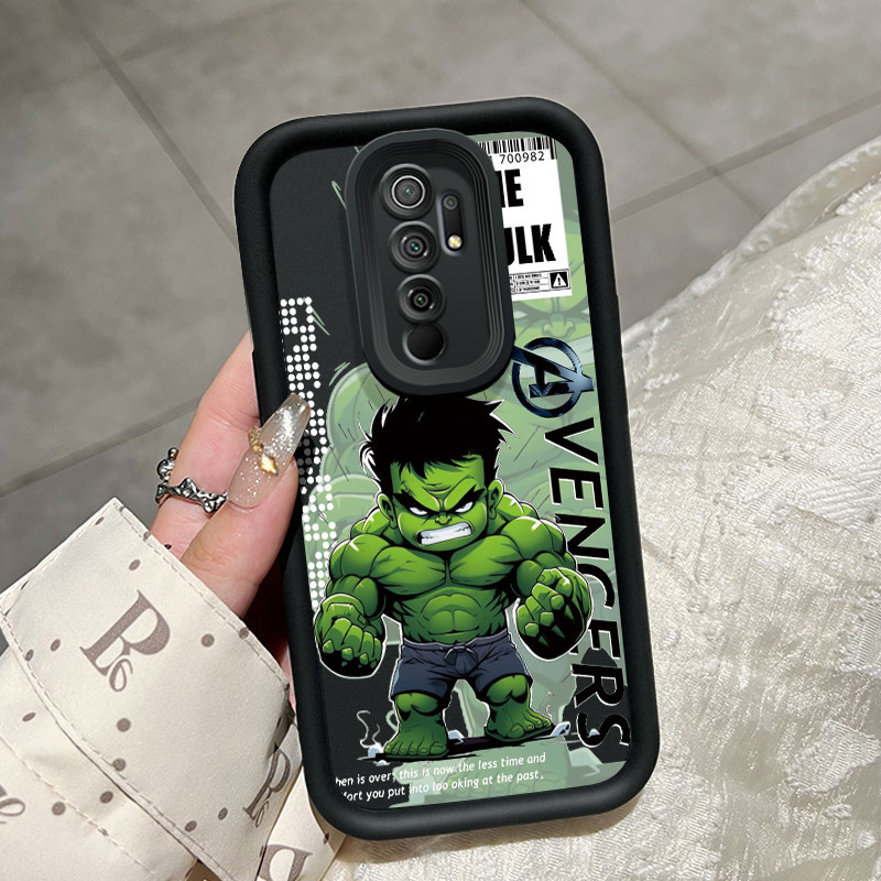 เคสสำหรับ Xiaomi Redmi 9 Redmi 9 Prime POCO M2 เคสป้องกันลายฮักักและไอรอนแมนน่ารักดีไ