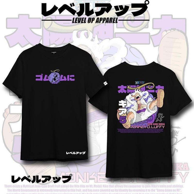【COD】LIVE 9.【READY STOCK】 OnePiece anime white shirt unisex Mens women t-shirt trendy graphic oversi
