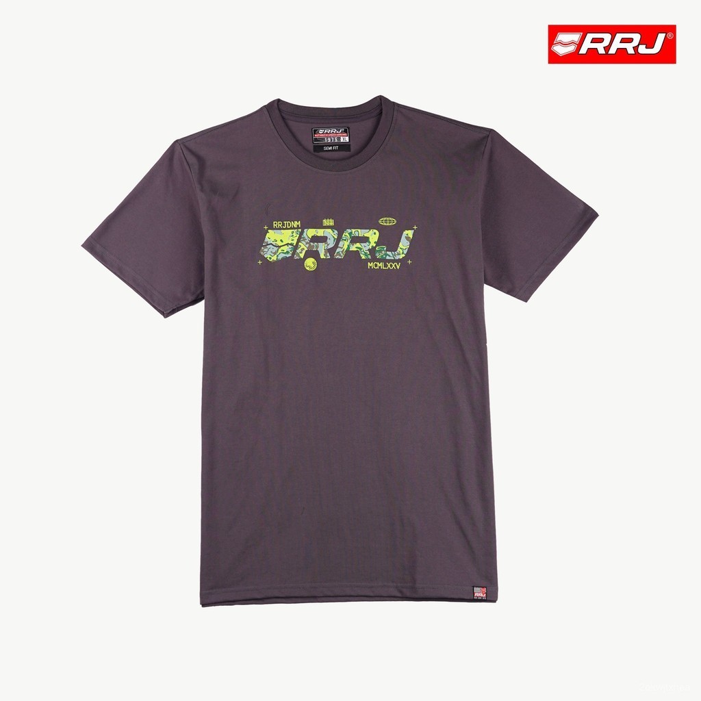 【High quality】RRJ Basic Tees for Men Semi Body Fitting Shirt CVC Jersey Fabric Trendy fashion Casual