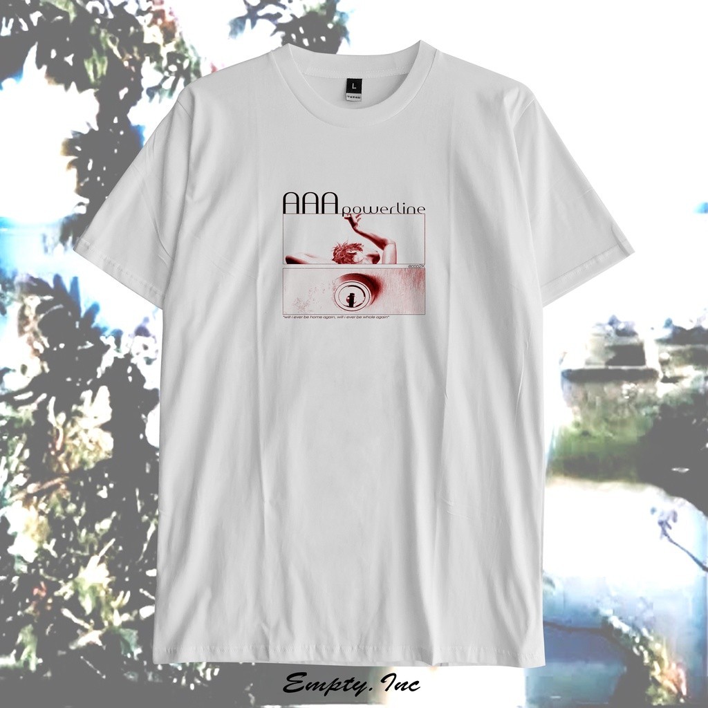 【COD】Ecco2k Raptee Premium White Tshirt AAApowerline Homage Tee