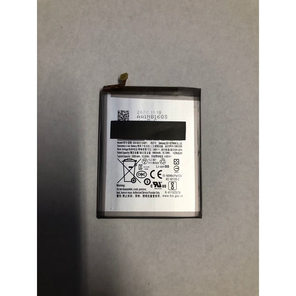 สำหรับ SamsungGalaxy A31 A31S A315แบตเตอรี่โทรศัพท์มือถือEB-BA315ABYแบตเตอรี่ บอร์ดไฟฟ้า