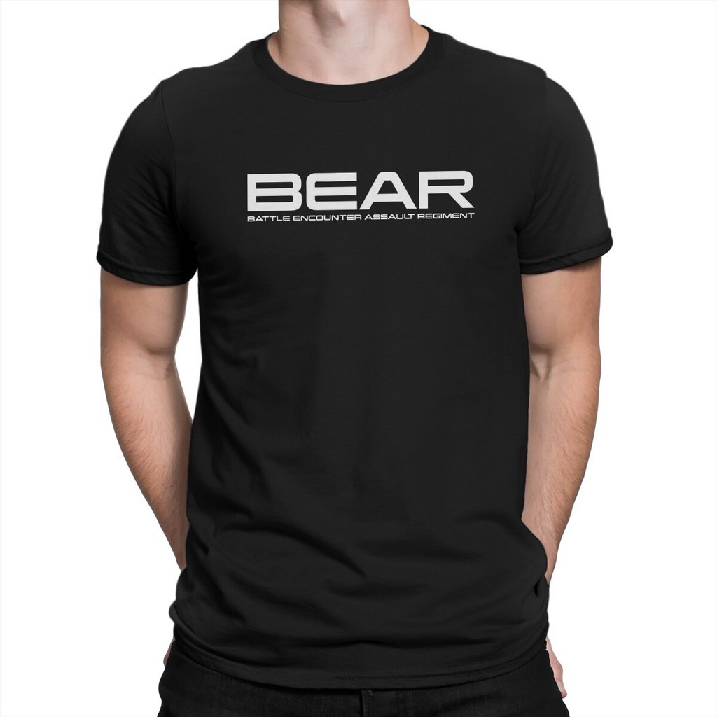 【COD】Escape From Tarkov Bear Tshirt Graphic Men Polyester Tops Vintage Goth Summer Streetwear Haraju