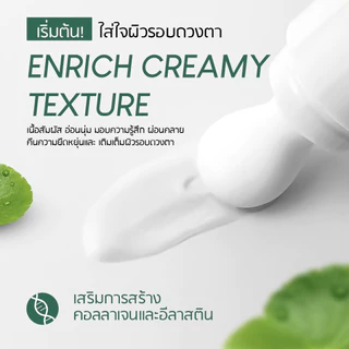 Plantnery Cica Centella Ceramide Eye Cream 15 g ครีมทารอบดวงตา ดูแลรอยคล้ำรอบดวงตา