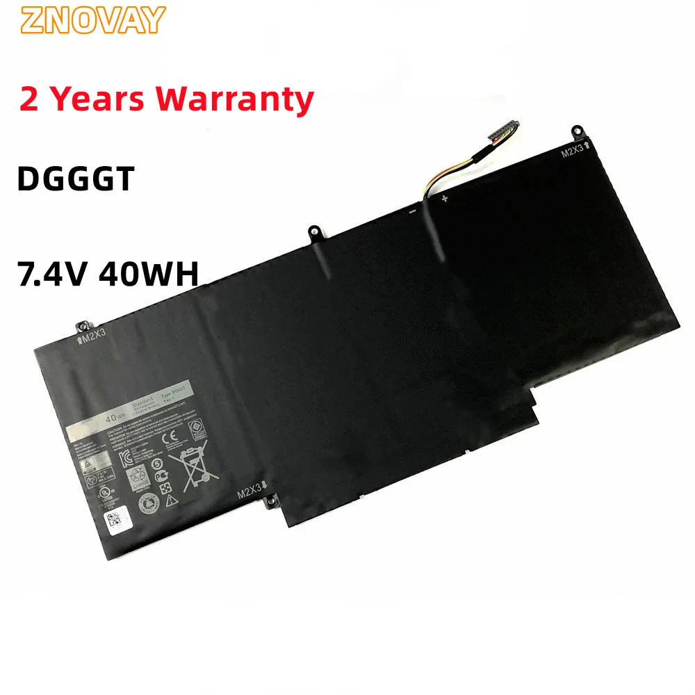 ZNOVAY DGGGT แบตเตอรี่แล็ปท็อปสำหรับ DELL XPS 11 XPS11-1508T XPS11-2408T XPS11D-1308T XPS11D-1508T X