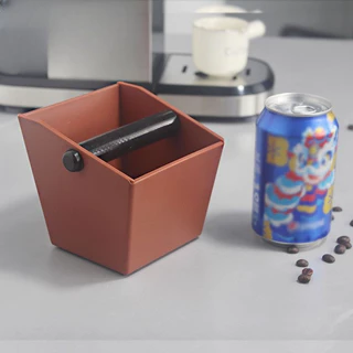 TIMECAFE ถังเคาะกากกาแฟ ตัวเล็ก Knockbox (อ่างเคาะกากกาแฟ พลาสติก) CLGR