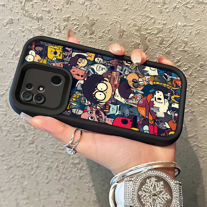 เคสสำหรับ Xiaomi Redmi 10C เคสป้องกันครอบรูปแบบการ์ตูน