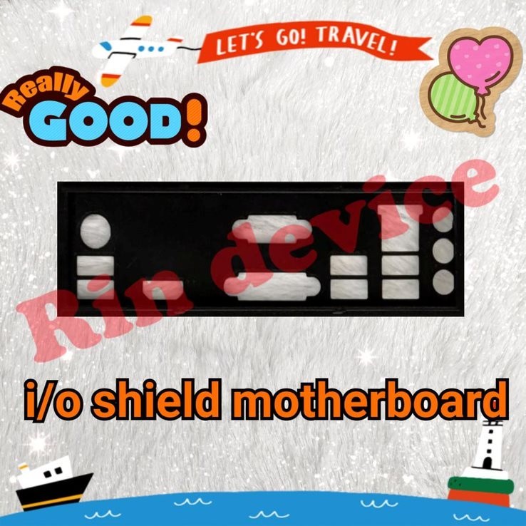 i/o shield Motherboard asus h87m plus   #ฝาหลังเมนบอร์ด