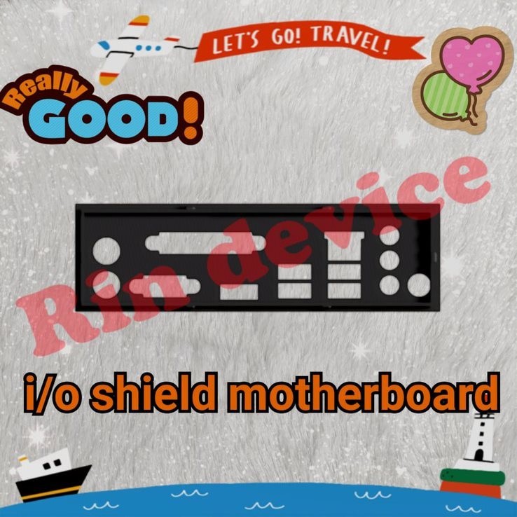 i/o shield mainboard asus p5vd2-x   #ฝาหลังเมนบอร์ด