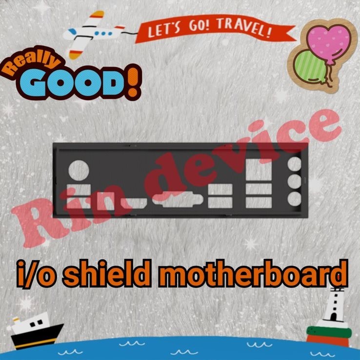 i/o shield mainboard asus p7h55-m   #ฝาหลังเมนบอร์ด