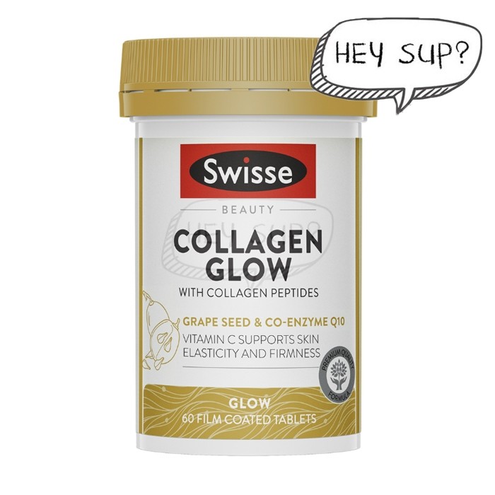 Swisse Beauty Collagen Glow With Collagen Peptides 60 Tablets