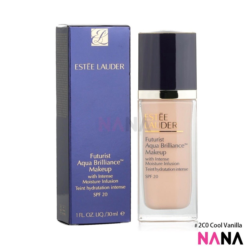 ESTEE LAUDER Futurist Aqua Brilliance Makeup with Intense Moisture Infusion SPF20/PA+++ # 2C0 Cool V