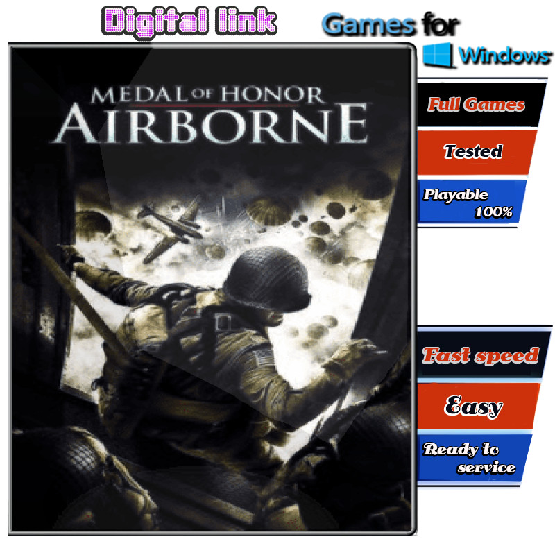 Medal of Honor Airborne เกม PC Game คอมพิวเตอร์ USB เสียบเล่นได้เลย