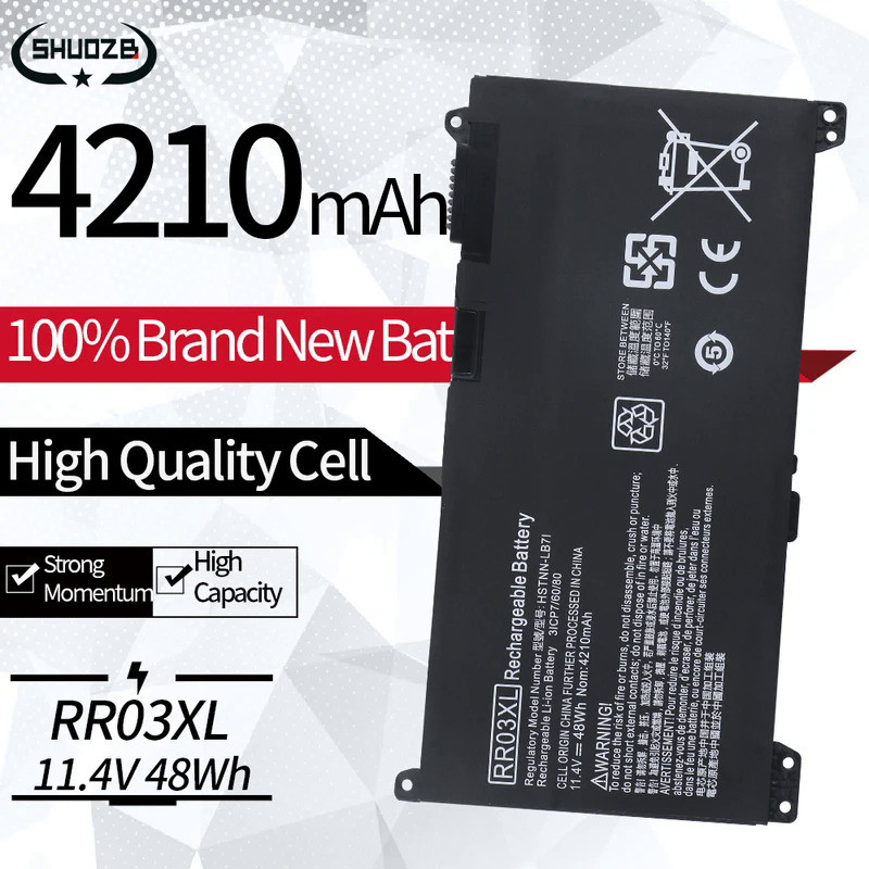 ใหม่ HSTNN-PB6W 48WH HSTNN-Q06C แบตเตอรี่แล็ปท็อปสำหรับ HP ProBook 430 440 450 455 470 G4 851477-541