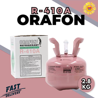 น้ำยาแอร์ R-410A ยี่ห้อ Orafon หรือ Entalpia ขนาด 2.8KG แบรนด์ไทยมาตรฐานโรงงาน