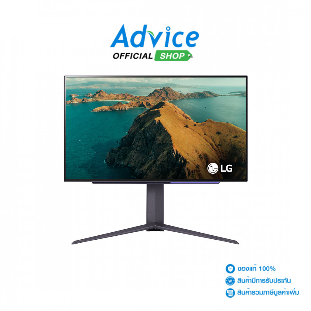 LG MONITOR (จอคอม) 26.5 OLED 27GR95QE-B (OLED,HDMI,DP) 2K 240HZ - A0155360