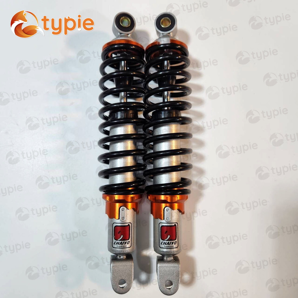 โช๊คหลังPCX ทรงไชโย โช๊คหลังแต่ง PCX , N-MAX ส้ม 310mm