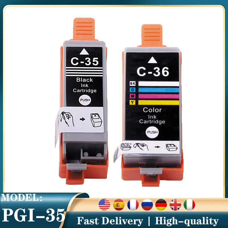 PGI-35 PGI35 CLI-36 CLI36 Compatible Ink Cartridge 35 36 pgi35 cli36 for Canon PIXMA IP100 iP110 IP1