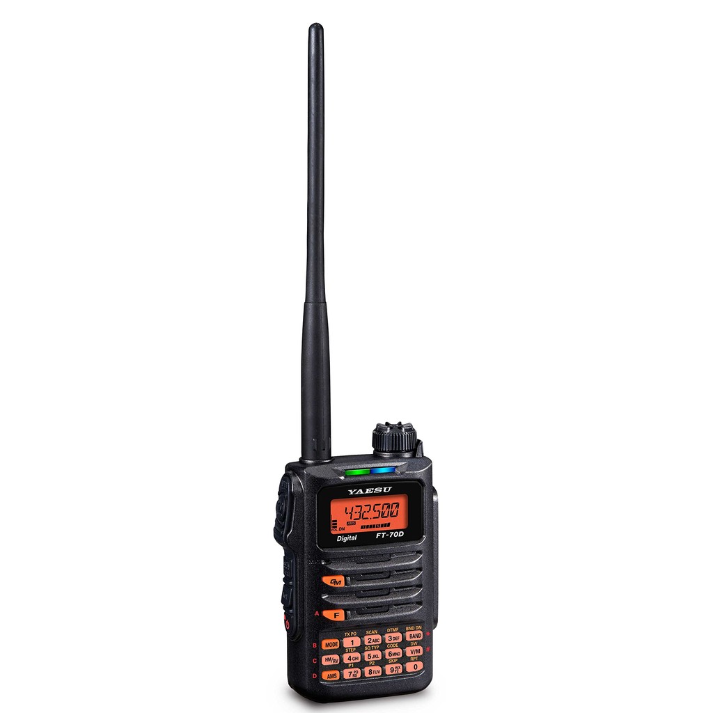 Yaesu FT-70D C4FM/FM 144/430MHz เครื่องรับส่งสัญญาณดิจิทัลแบบ Dual-Band สีดำ FT-70D สินค้าใหม่เอี่ยม