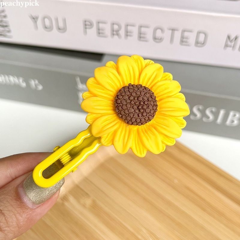 🍑peach🍑 กิ๊บติดผมรูปดอกทานตะวัน