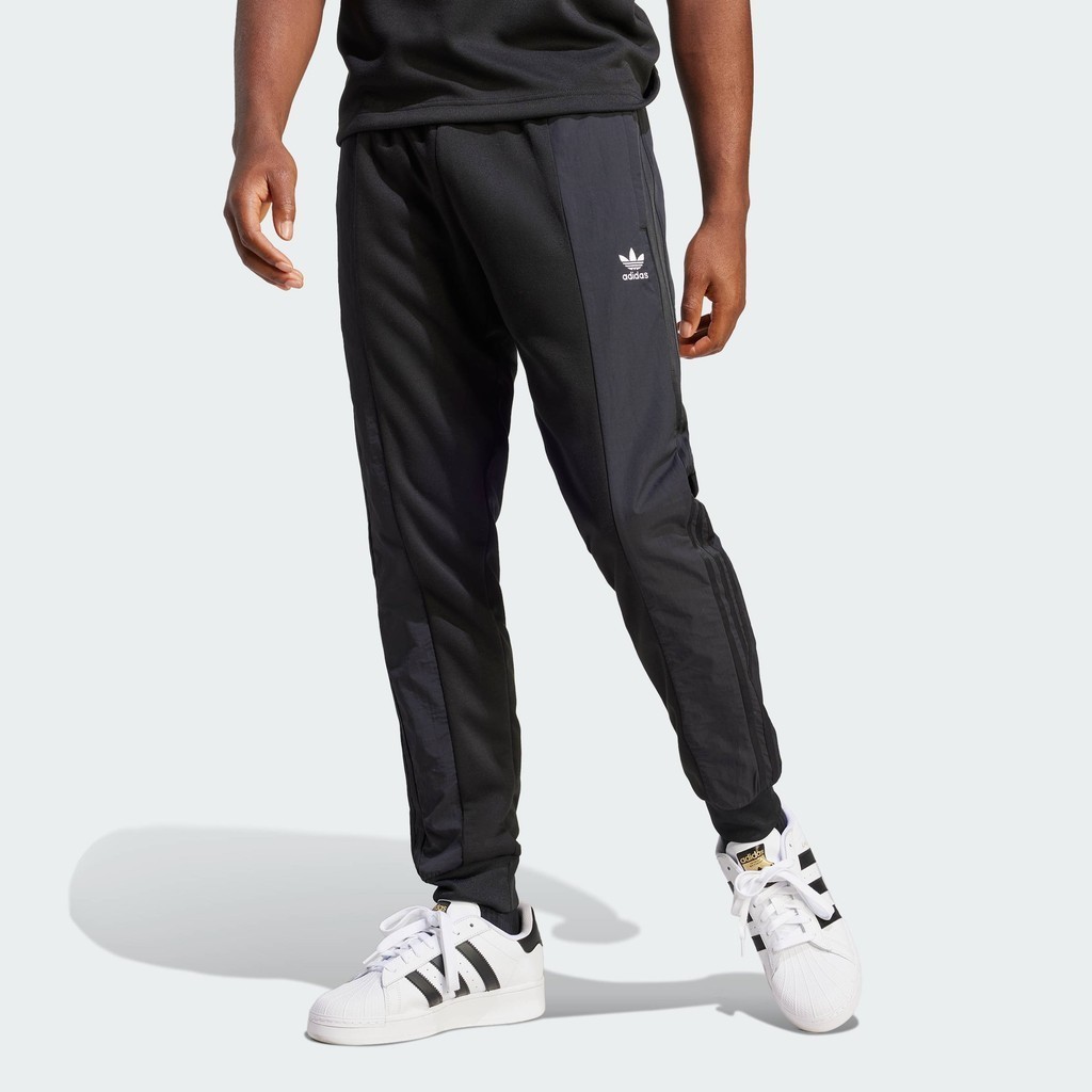 adidas Lifestyle Adicolor Re-Pro SST Material Mix Track Pants Men Black II5778